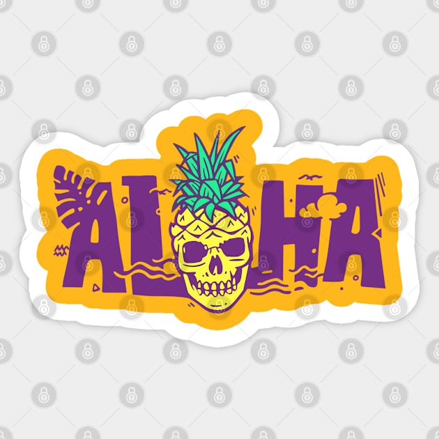 ALOHA Sticker by ohyeahh